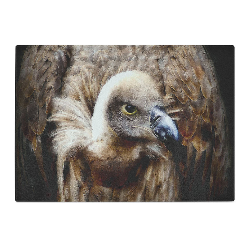 Vulture Vol.2 Painting Chopping Board, 0.4cm H x 20cm W x 28.5cm L