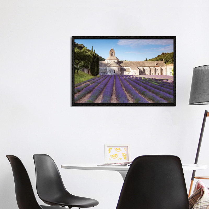 Senanque Abbey, Provence, France 1 Piece Wall Art on Canvas, 101.6 cm H x 66.04 cm W, Black Framed