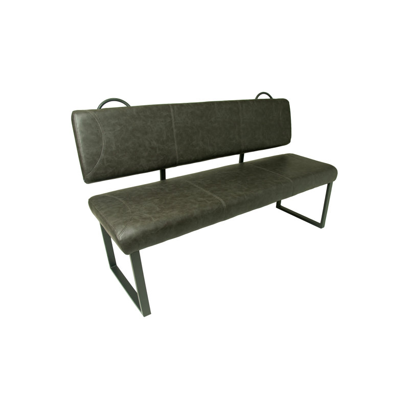 Poulson Back Seat Vegan Leather, Grey