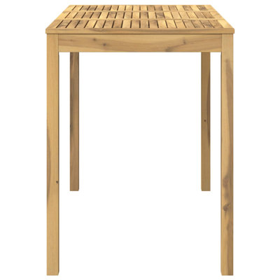 Acacia Solid Wood Outdoor Bar Table