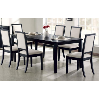 Bisleidy 6 - Person Solid Wood Top Four Leg Dining Set