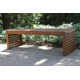 Fleur 76'' Rectangular 7 - Person Outdoor Dining Set