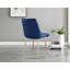 Seline Modern Round Dining Table Set in Glass and Chrome with 2 Luxury Velvet Leather Chairs-2106825277