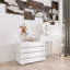Commode à 10 tiroirs polyvalente pour le rangement de chambre à coucher, de salon et de bureau
