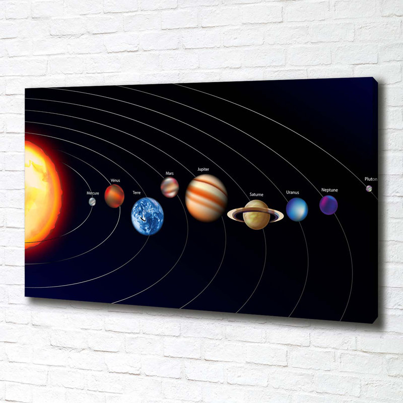 Solar System - Wrapped Canvas Print