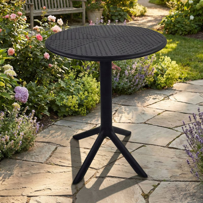 Round Outdoor Bistro Table , 60cm cm W 60cm cm D
