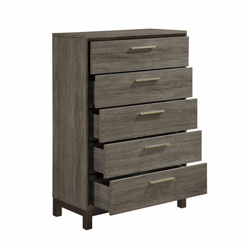 Commode décorative 5 tiroirs Eshawn
