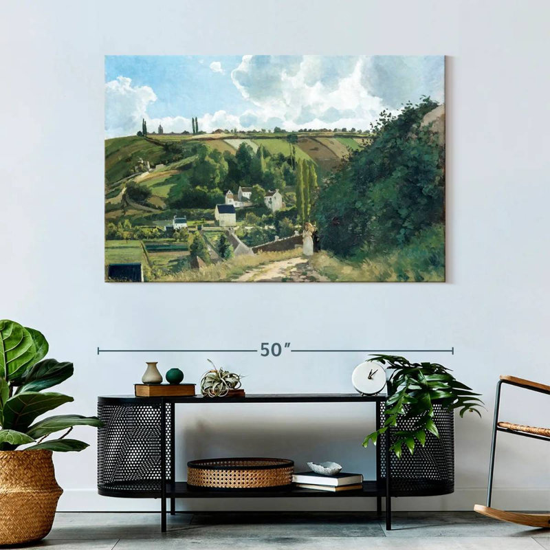 Alvord Jalais Hill Pontoise 1867, H 32 po x l 48 po