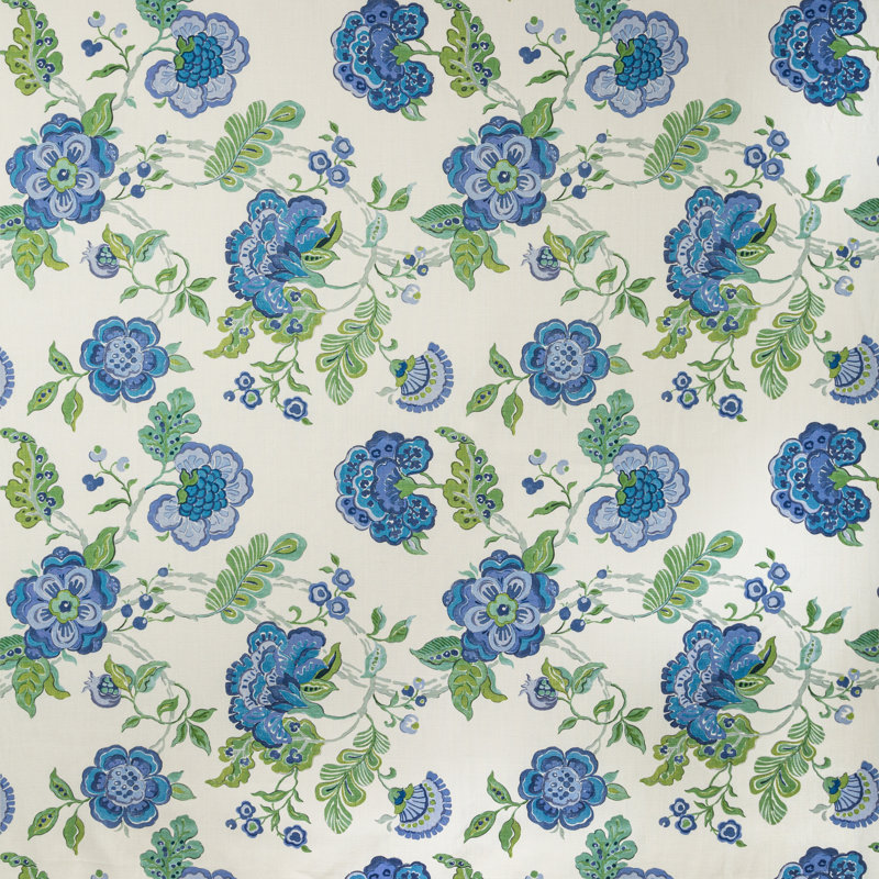 Somerset Fabric, Blue/Green