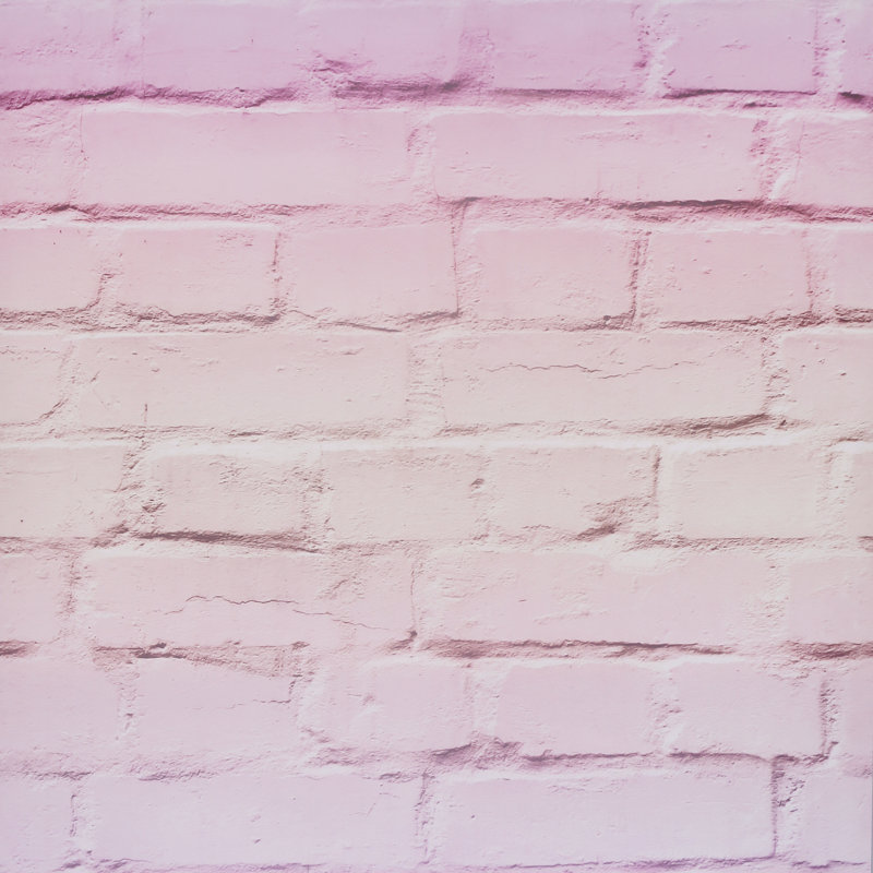 Rouleau abstrait Caryn, Rose pastel