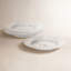 Fortessa Archie Glass, 8.5 Inch Salad Plate (Set of 4), Dusk Gray-2112200870