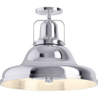 Hauksbee Semi-Flush Light