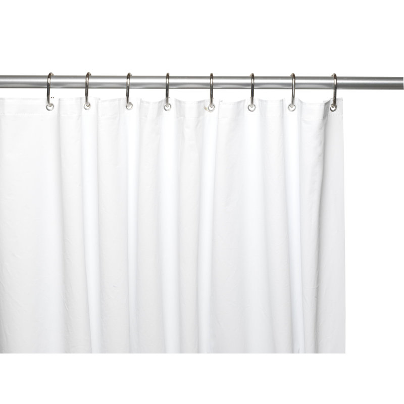Doublure de rideau de douche Jamarl, H 72 po x l 72 po, Blanc