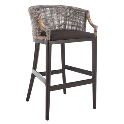 Grifton Solid Wood Saddle Seat Bar Stool