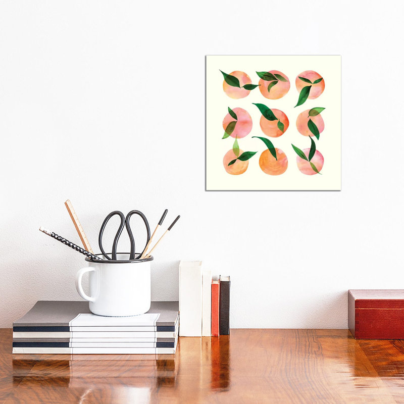 Watercolour Fruit by Modern Tropical - Wrapped Canvas Print, 30.48cm H x 30.48cm W x 1.91cm D