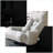 Adjustable Lazy Lounge Chair - 360° Rotatable Sofa for Living Room, Game Room | Gray | Curved-130228153