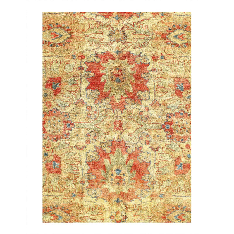 Oriental Area Rug in Beige