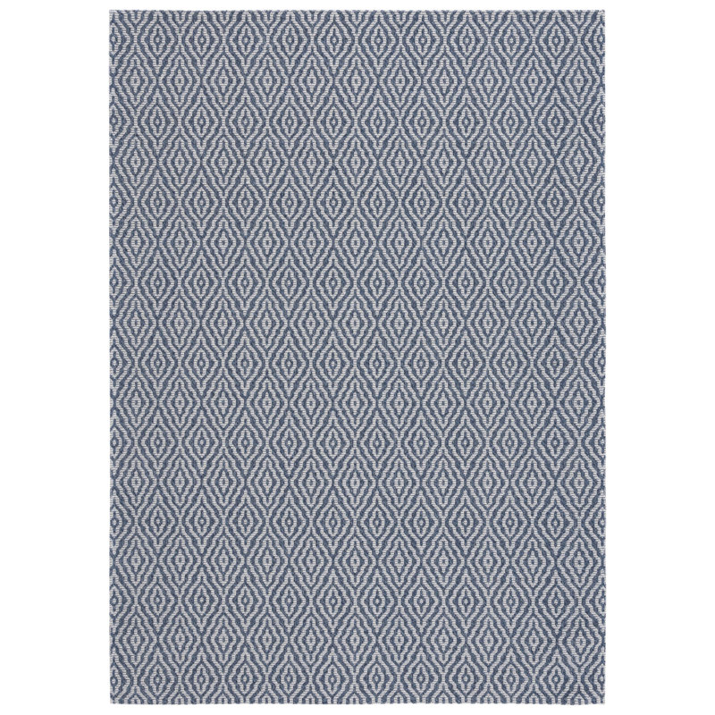 Tapis gris clair en coton Martha Stewart, Rectangle 6 pi 7 po x 9 pi