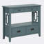 Tevrat Vintage Console Table | 4 Drawers & Open Shelf | Solid Pine Wood & MDF | Classic Style with Spacious Storage | Living Room/Entryway Sofa Table-567610206-567610193