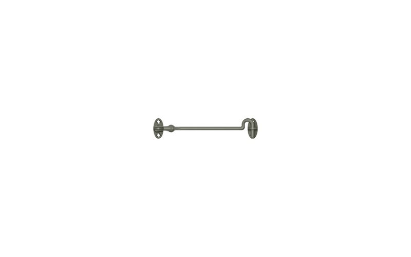 Crochets de cabine Deltana CHK6U15A, 6 po, nickel antique, Nickel antique