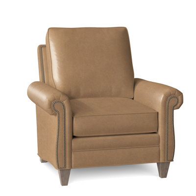 Fauteuil en cuir véritable de 38 po de largeur Reddish