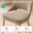 Chenille Upholstered Dining Chair With Solid Wood Legs-400927003-400927002
