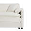 Canapé modulaire modulaire, ensemble de canapé en U surdimensionné à siège profond pour le salon, canapé à 4 places avec 2 repose-pieds mobiles, ensemble de bricolage, chenille, beige-952867567