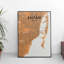 Miami City Map 1 Piece Wall Art-1449887399