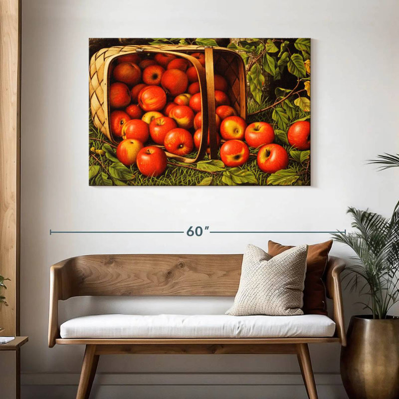 Panier de pommes Yarlin, H 30 po x l 45 po