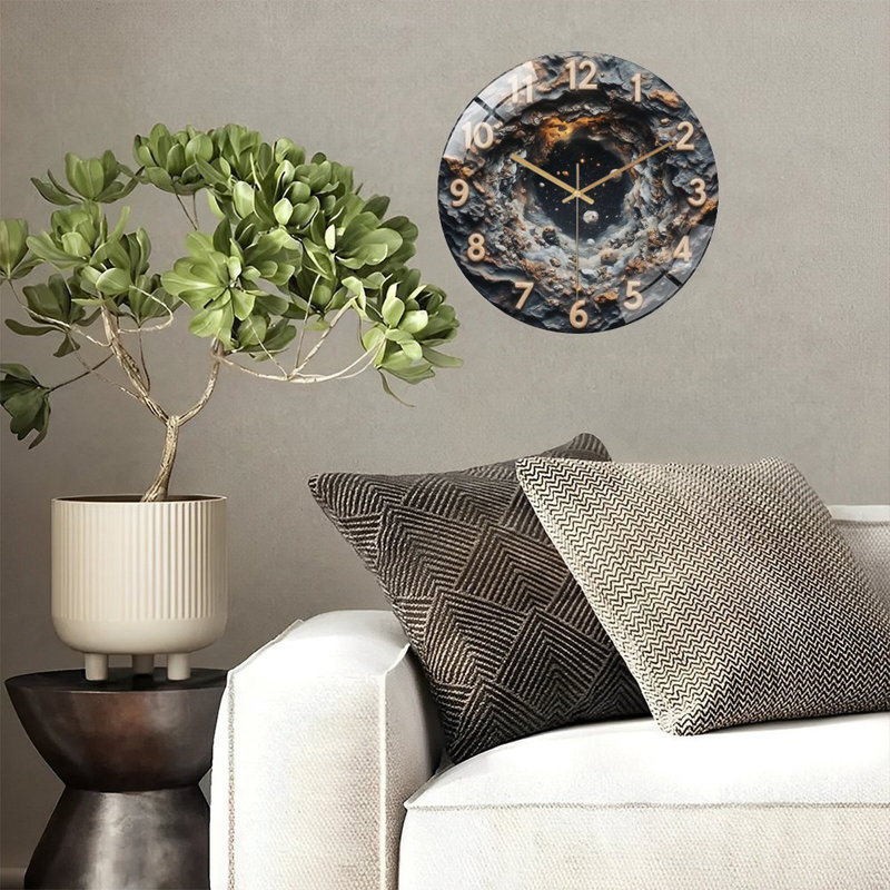 Horloge murale avec horloge murale 12 po