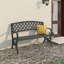 Banc de jardin en acier Huel