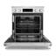 Cosmo 30 po Collection Stellar 4,8 pi³ Cuisinière électrique, plaque de cuisson en vitrocéramique à 4 brûleurs, four à convection, acier inoxydable
