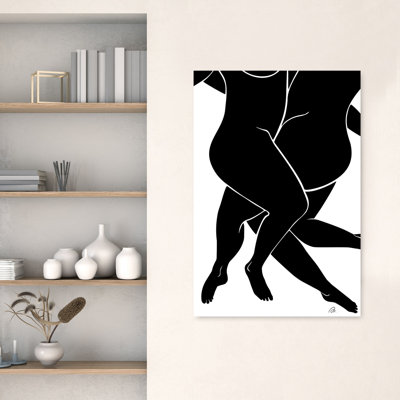 Embrassez les formes, impression d'art moderne abstrait minimaliste