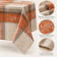 Nappe jacquard Terracotta Harvest 60" x 120"