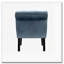 Chaise de salon en velours sans accoudoirs-1496763515