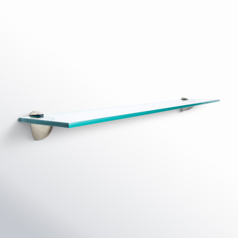 Tablette en verre Earlham, H 2,26 po x l 36 po x P 6 po
