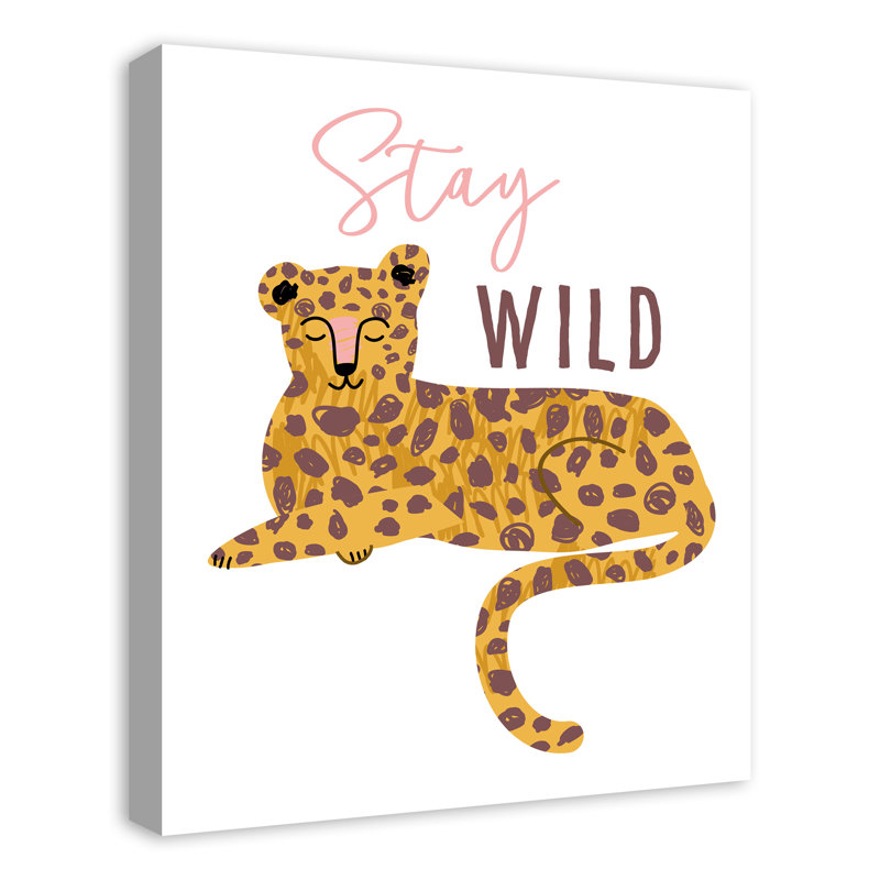 Art sur toile Stay Wild, H 24 po x l 20 po x P 1,25 po