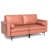 Red Faux Leather