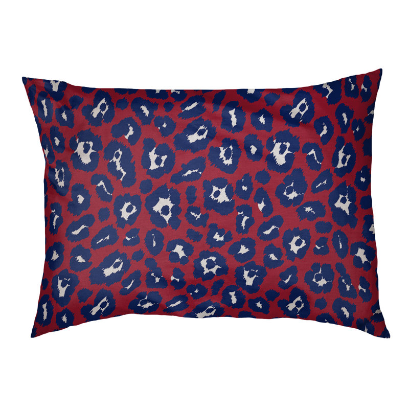 Coussin extérieur New York Fly Throwback, Rouge / blanc / bleu foncé, Petit (l 18 po x P 28 po x H 4 po)