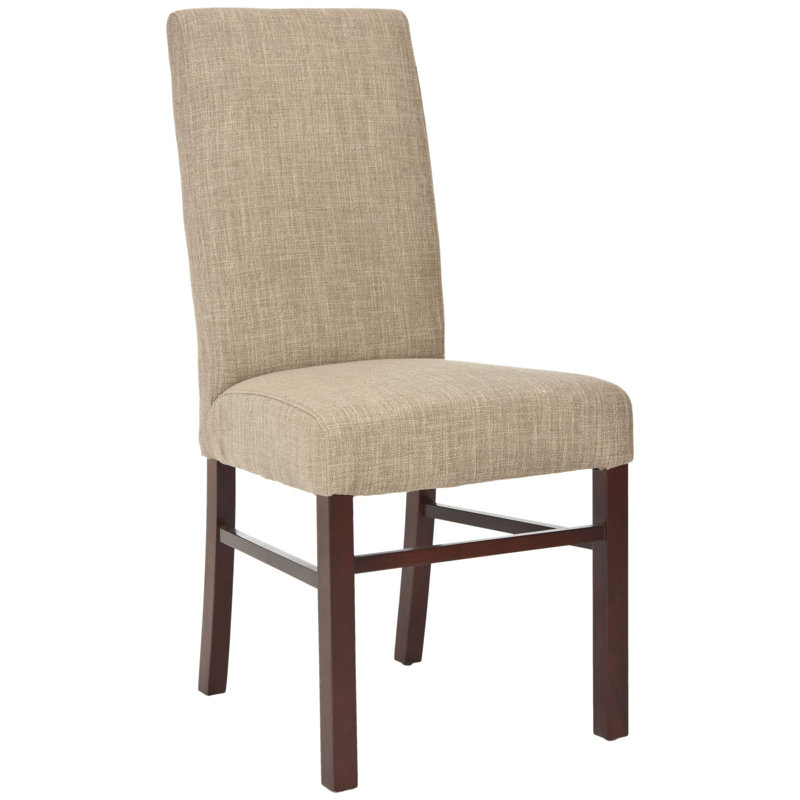 Chaise rembourrée Ardell, Beige olive