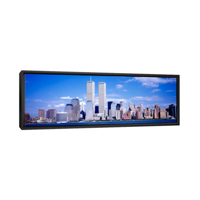 «New York City, with World Trade Center», reproduction de photo sur toile