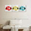 Three Pop Lips, reproduction d'art sur toile-2120788852