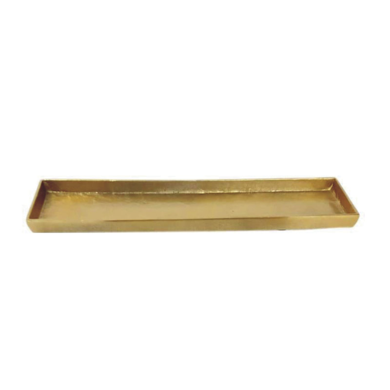 Assiette décorative Xenia, Nickel brut, H 15,75 po x l 3,54 po x P 3,54 po