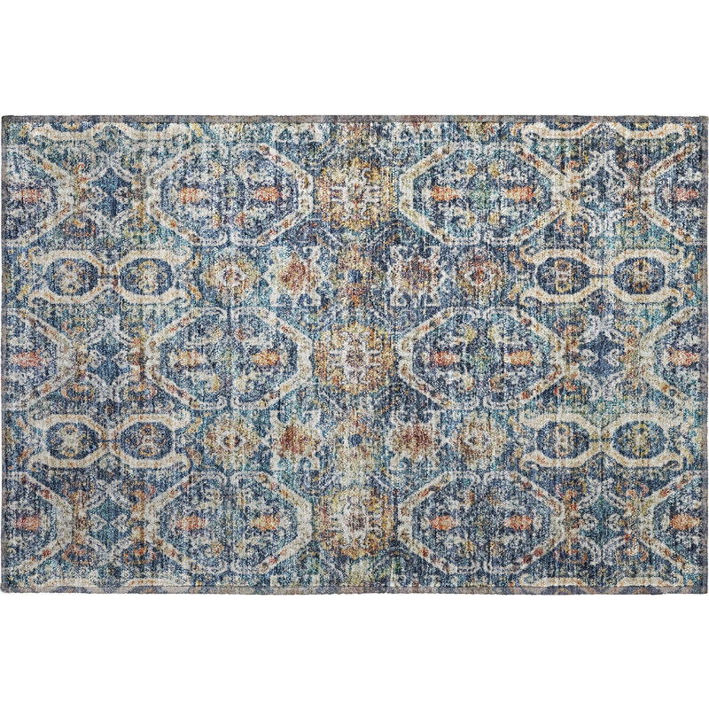 Premium Machine Washable Lyndhurst AMF1181 Global Rug, Rectangle 1'8" x 2'6"