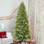 Arbre de Noël de 6 pi, 1032 texturés - pointes riches, 300 branches blanches réparties uniformément, branches articulées, arbre en métal avec branches pour un arrangement facile,
