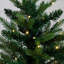 2 pi. Arbre de Noël artificiel classique pré-éclairé avec 35 lumières DEL blanc chaud et pot de fleurs décoratif doré