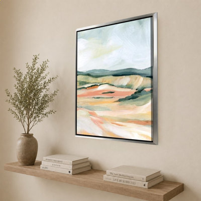 «Vermillion Landscape III» par Katrina Pete - impression sur toile