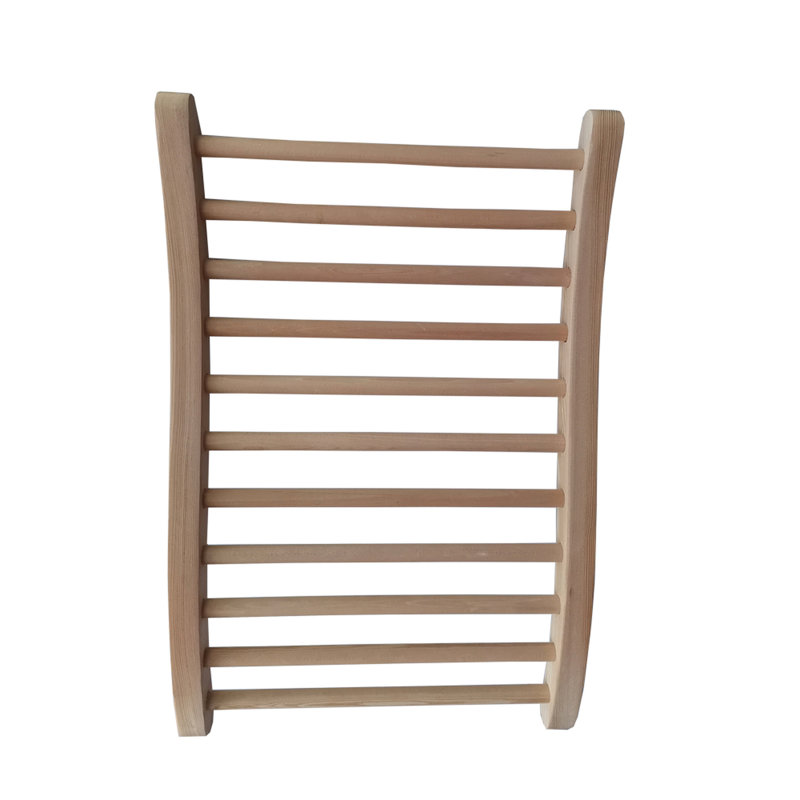 Solid Wood Hemlock , Yellow, 20*2.7*13.3Inc, Suited To Improve Sitting And Posture In On Yellow Round Stick, Maintains Proper
