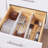 4" H x 0.8" W x 12.5" D Adjustable Multi-Purpose Drawer Organizer