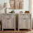 Arrilla 25" H Fluted 2-Drawer Nightstand with Built-In Outlets (Set of 2)-38065423